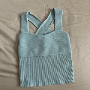 Abercrombie & Fitch Ribbed Knit Sweater Tank